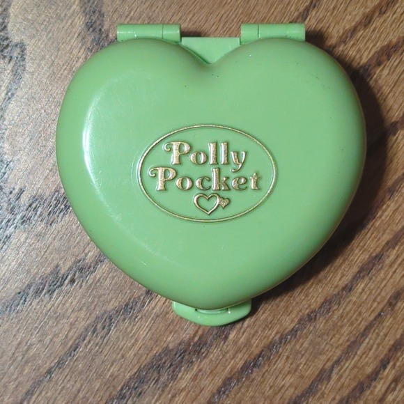 Vintage Polly Pocket Polly's Pony Club Stable '89 Bluebird Toys Compact Complete - Picture 6 of 8
